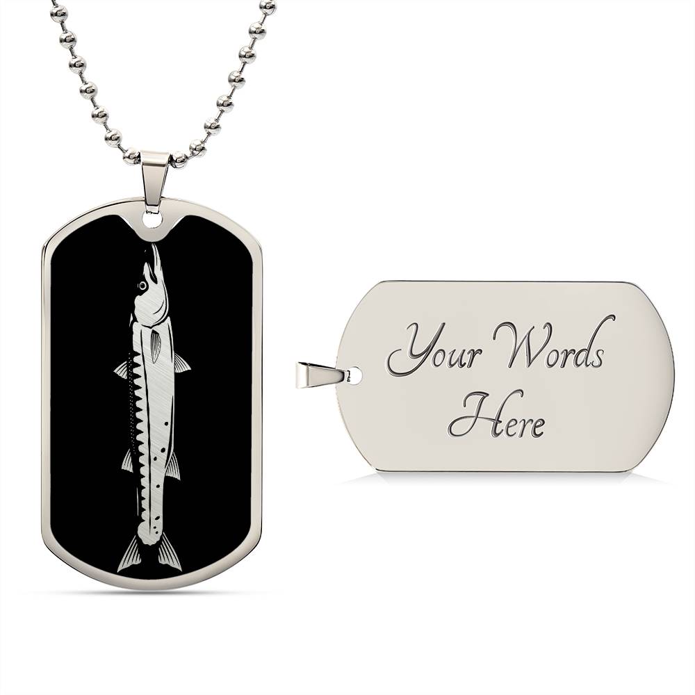 Barracuda Fish Necklace