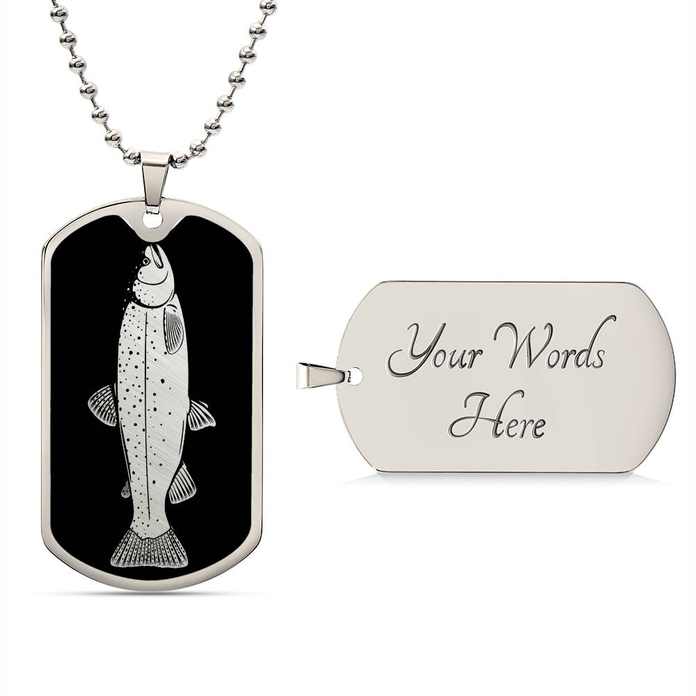 Rainbow Trout Necklace