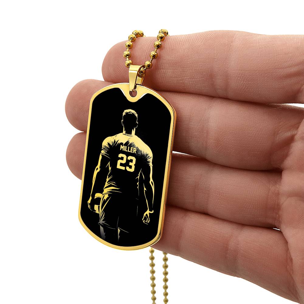 Personalized Volleyball Necklace