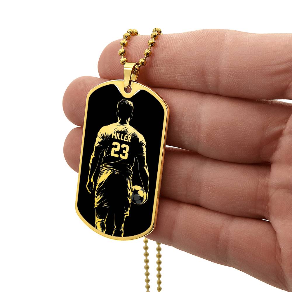 Personalized Soccer Necklace