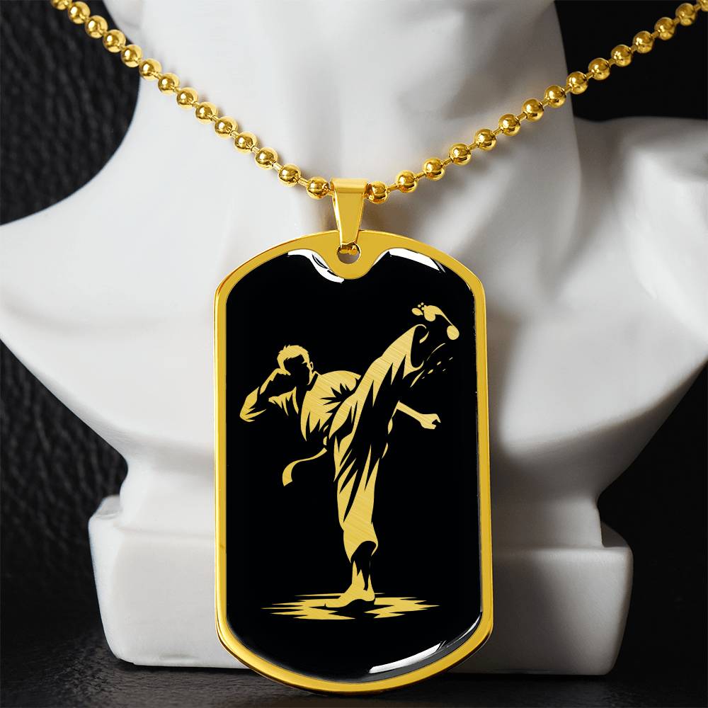 Personalized Karate Necklace