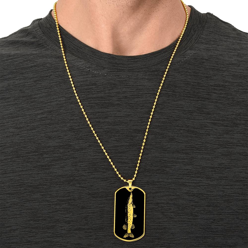 Pike Fish Necklace