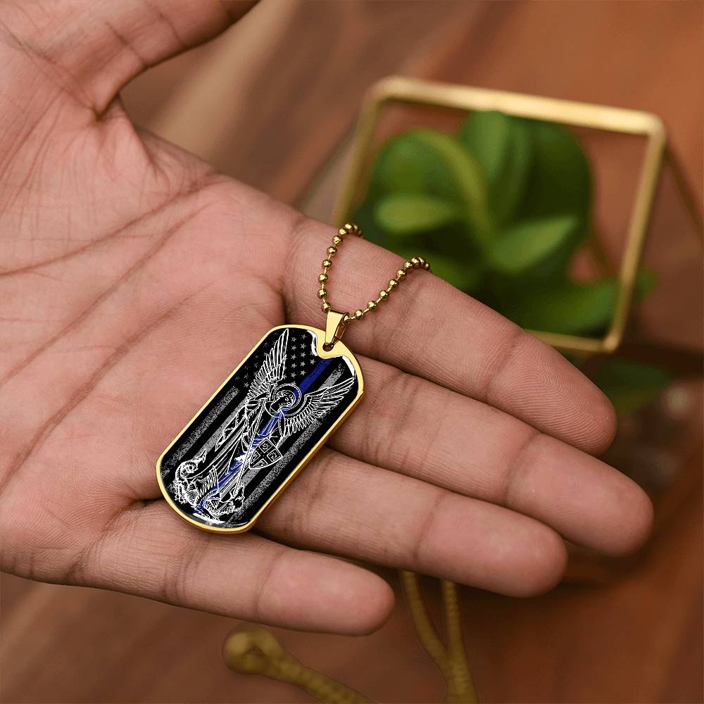 Police Officer Gift - Police Academy Graduation Gift - St Michael Protection Necklace
