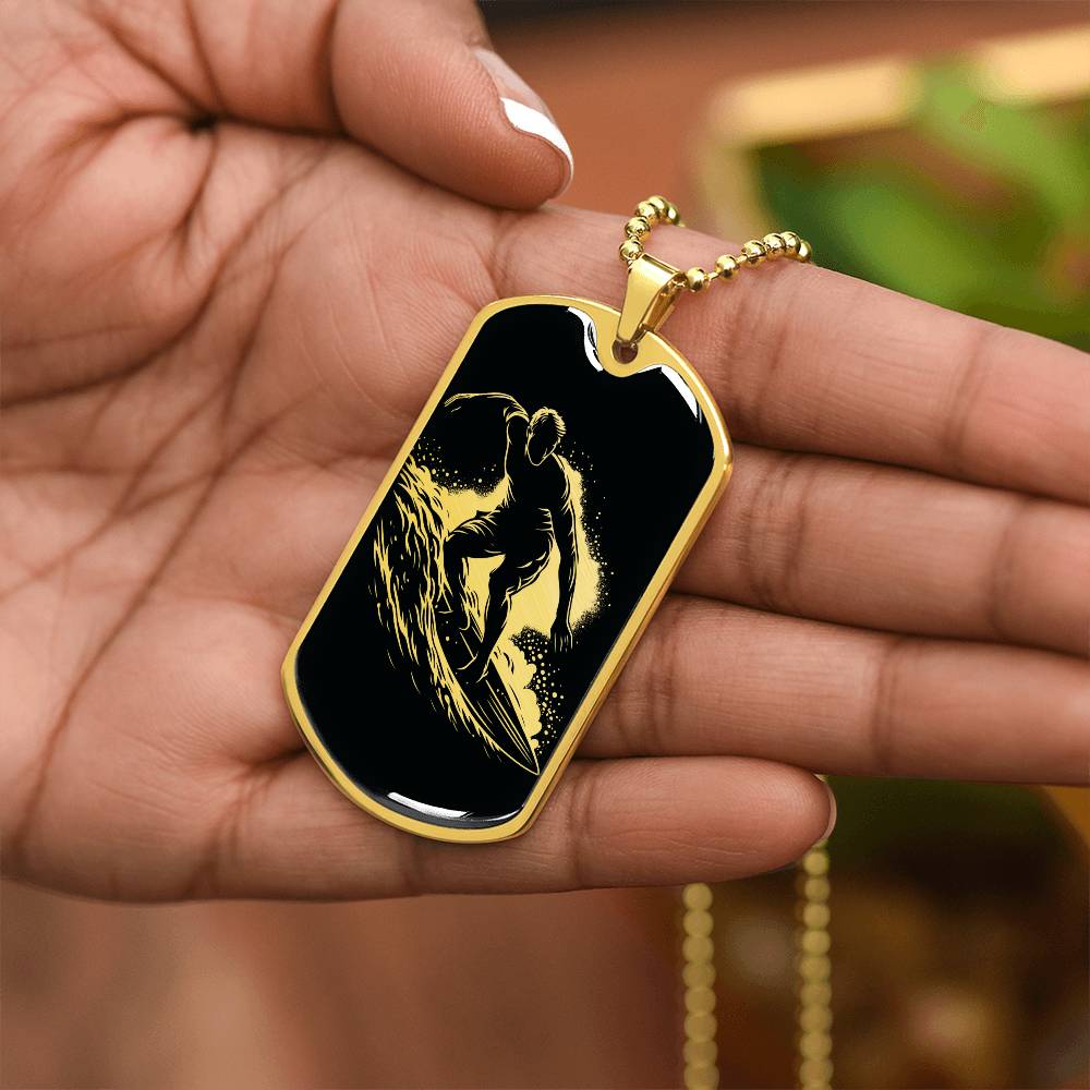 Personalized Surfing Necklace