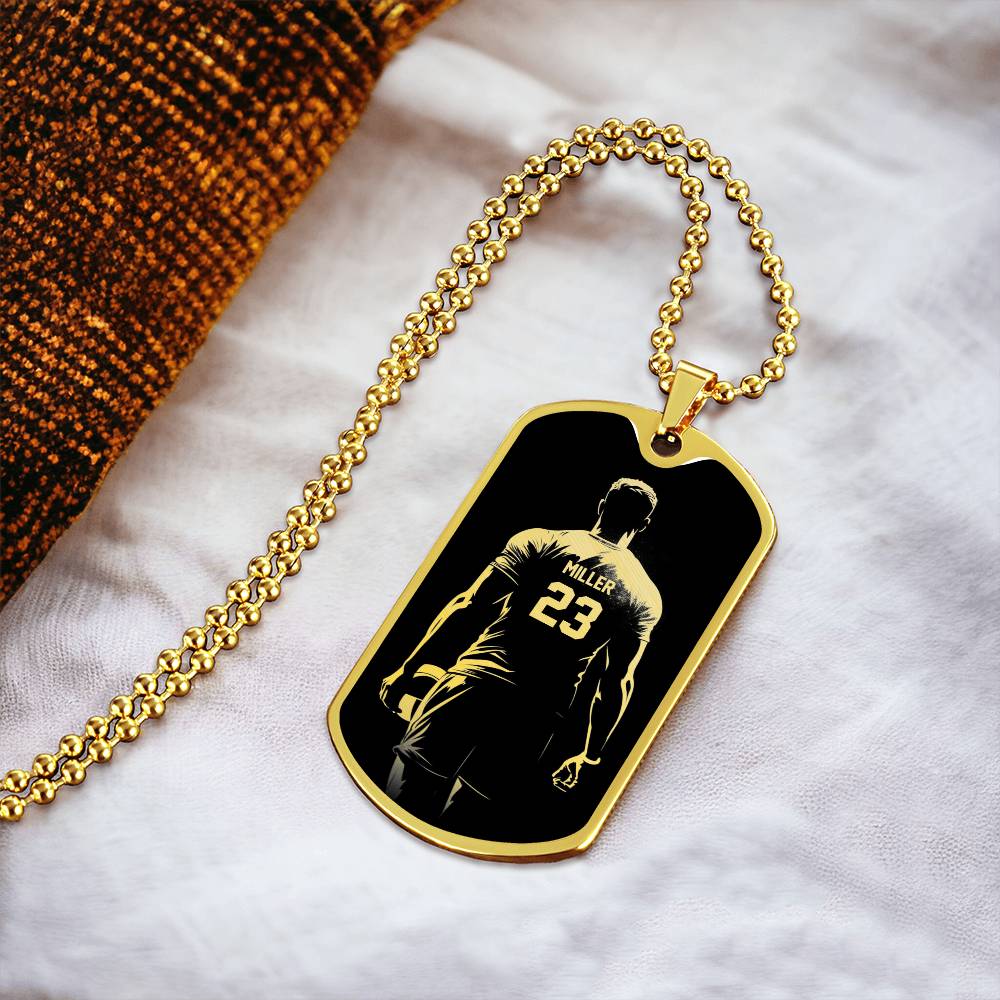 Personalized Volleyball Necklace