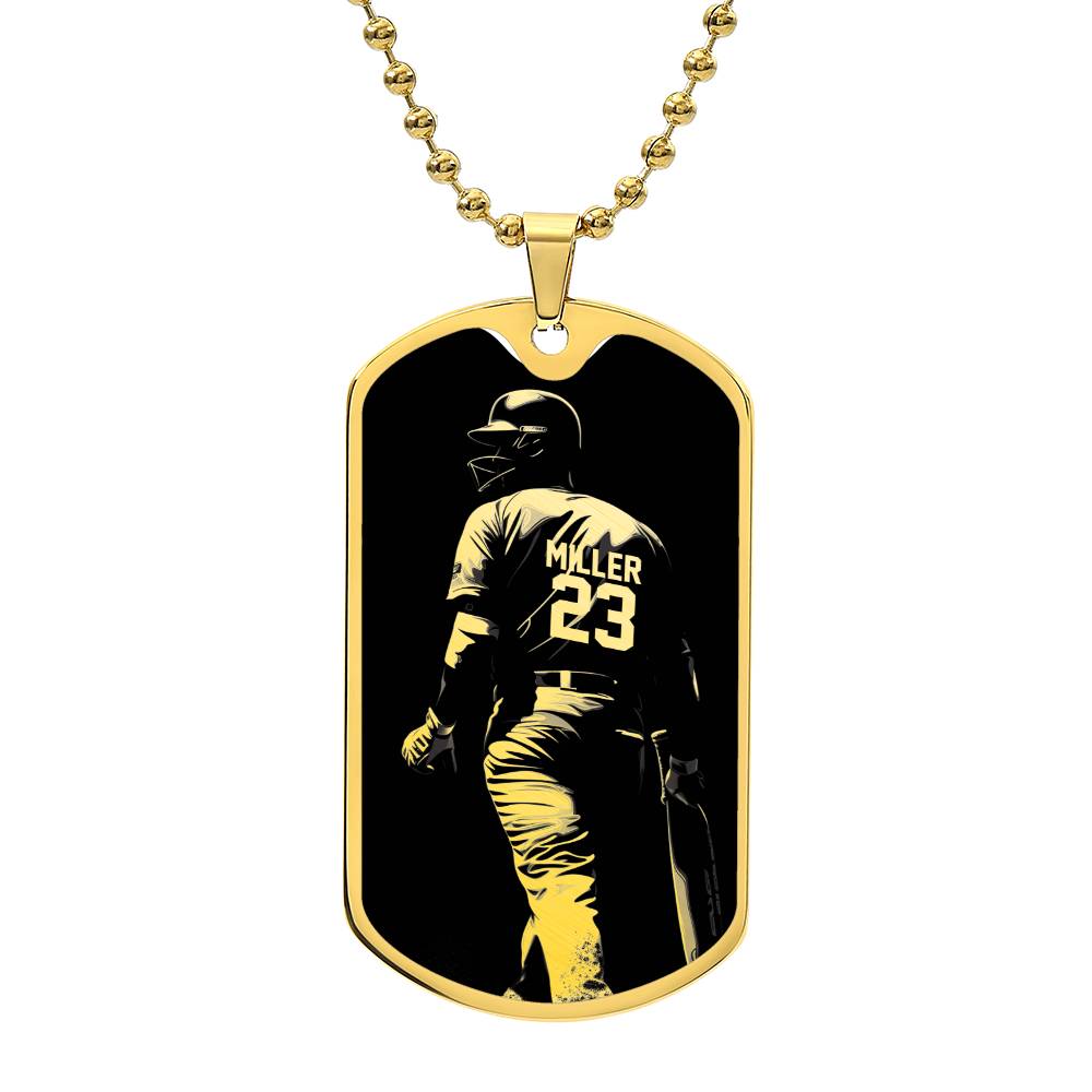 Personalized Cricket Necklace
