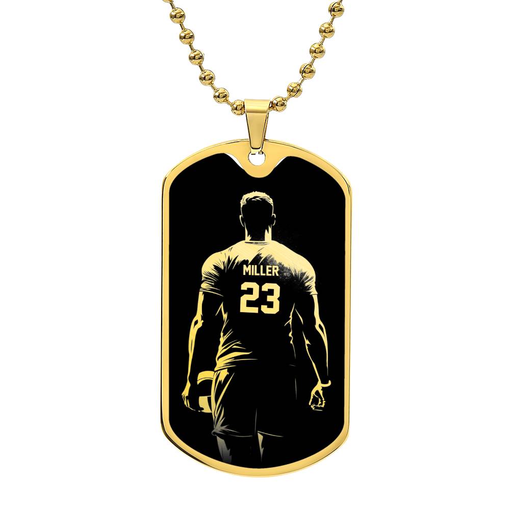 Personalized Volleyball Necklace