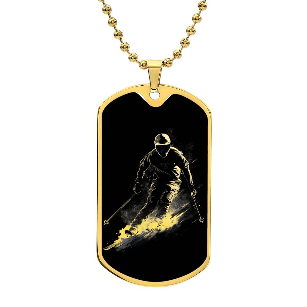 Personalized Ski Necklace