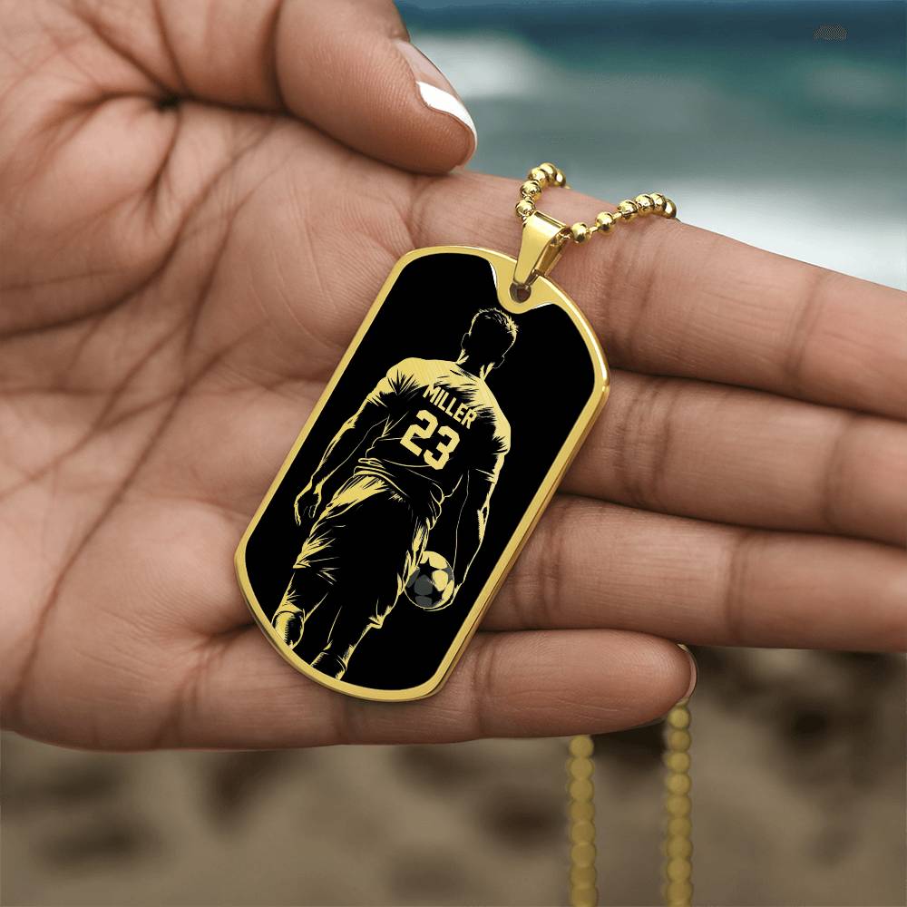 Personalized Soccer Necklace