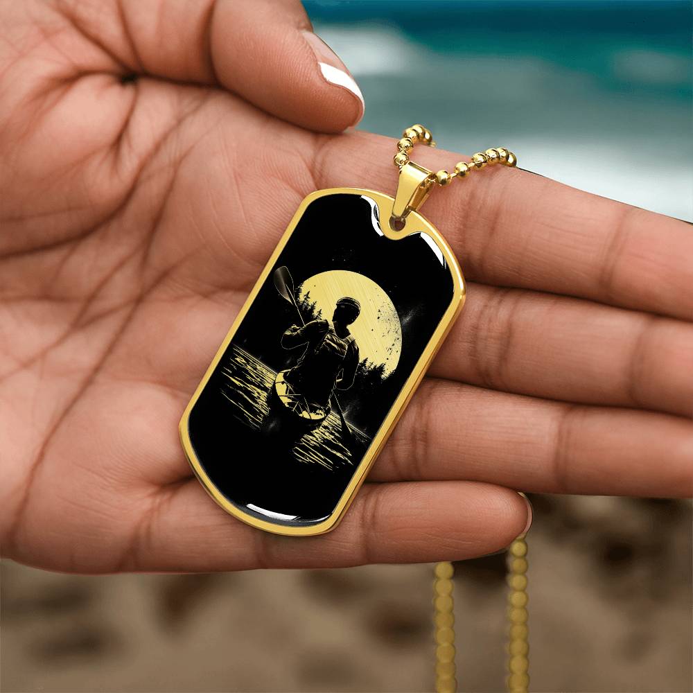 Personalized Kayak Necklace