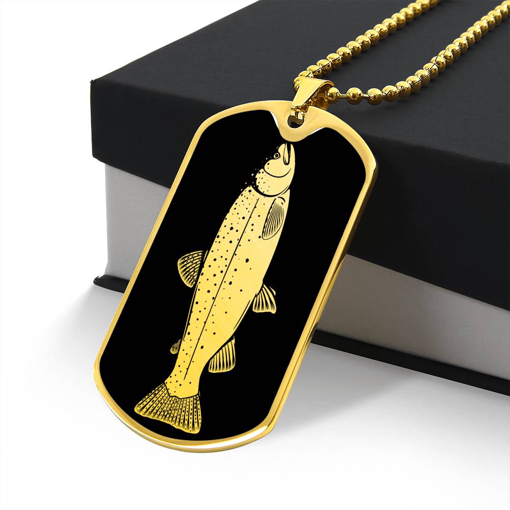 Rainbow Trout Necklace