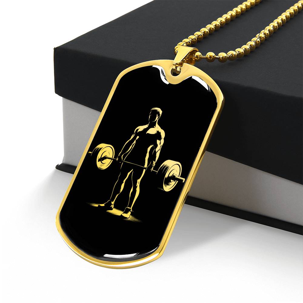 Personalized Weightlifting Necklace