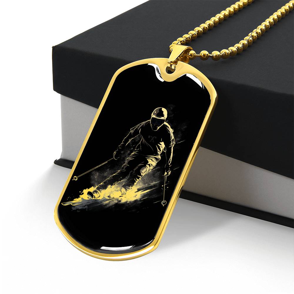 Personalized Ski Necklace