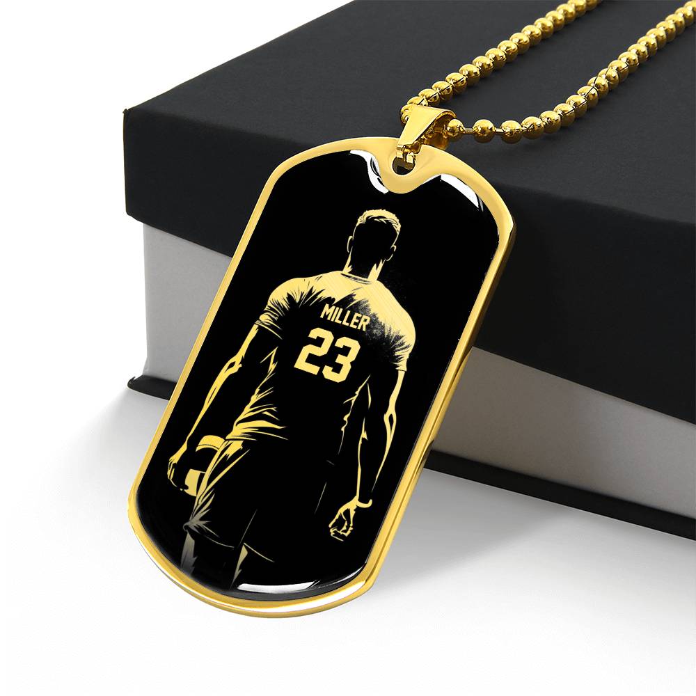 Personalized Volleyball Necklace