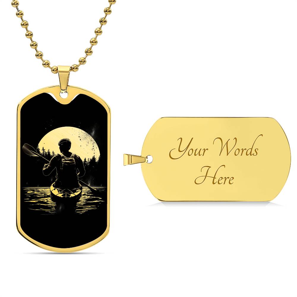 Personalized Kayak Necklace
