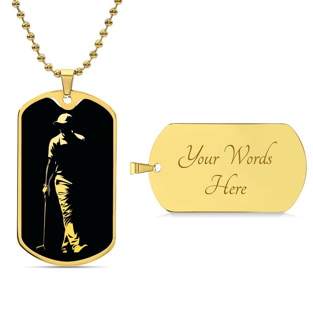 Personalized Golf Necklace