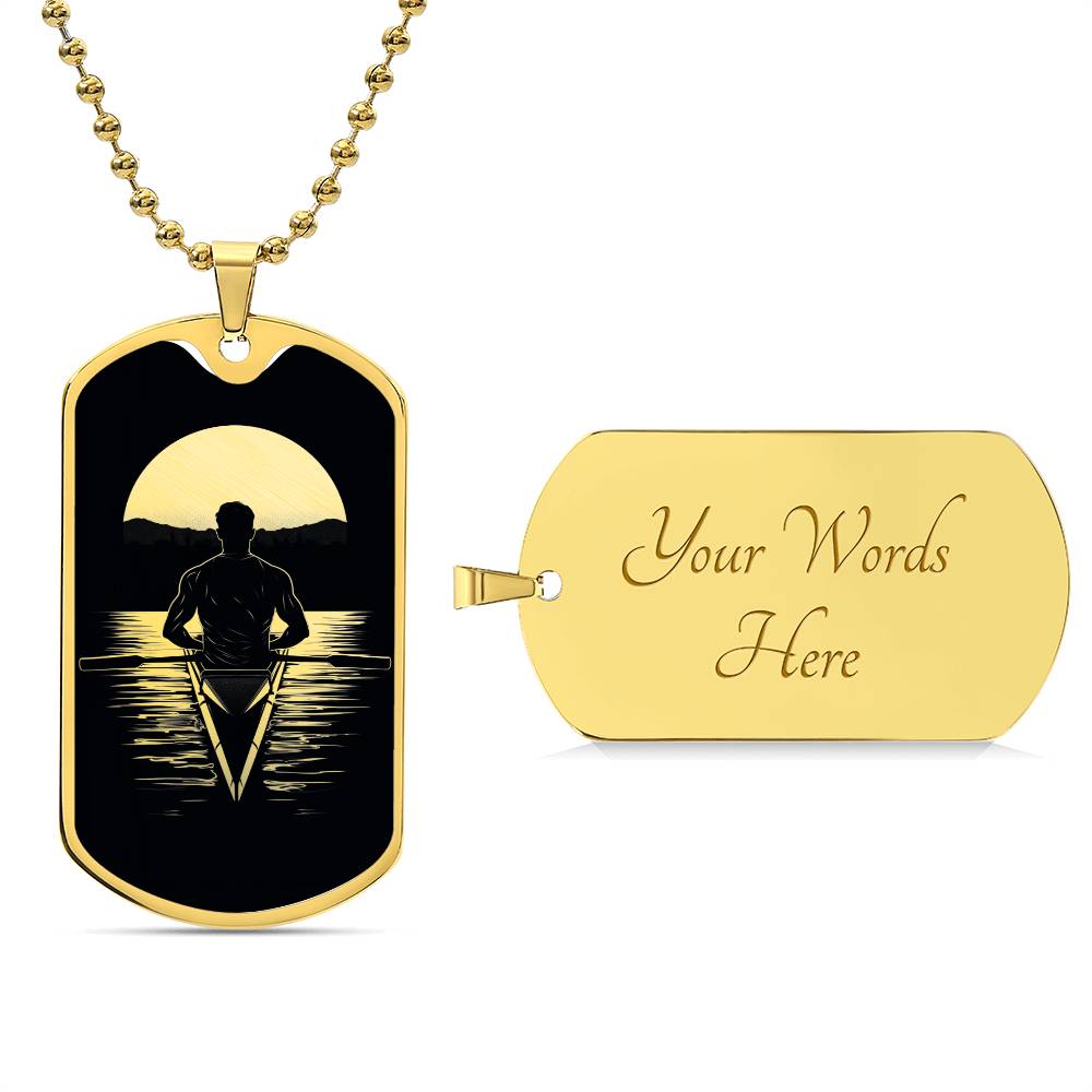 Personalized Rowing Necklace