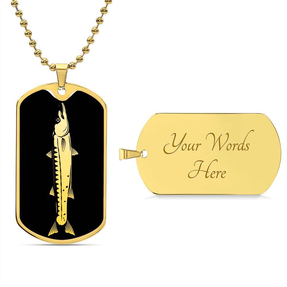 Barracuda Fish Necklace