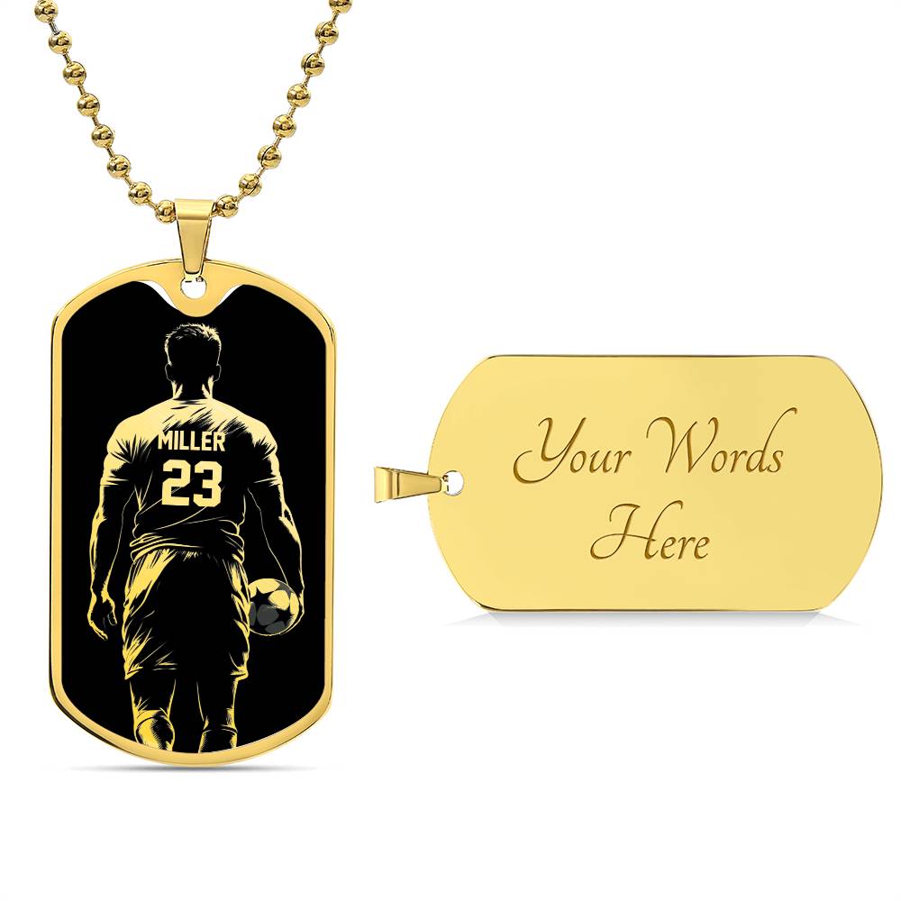 Personalized Soccer Necklace