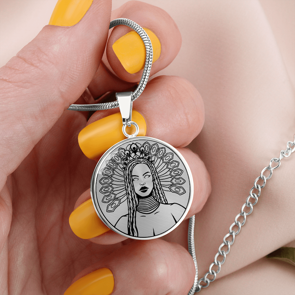 Oshun Necklace - Orisha of love, intimacy, beauty, wealth, and diplomacy
