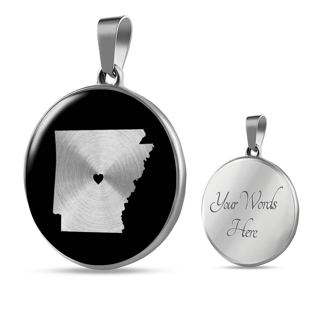 Arkansas Necklace - Arkansas Gift