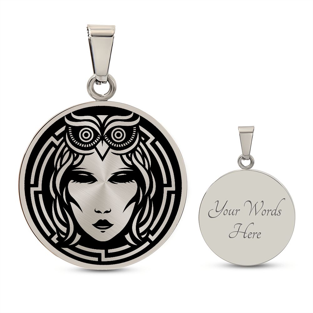Athena Necklace - Goddess of War and Wisdom