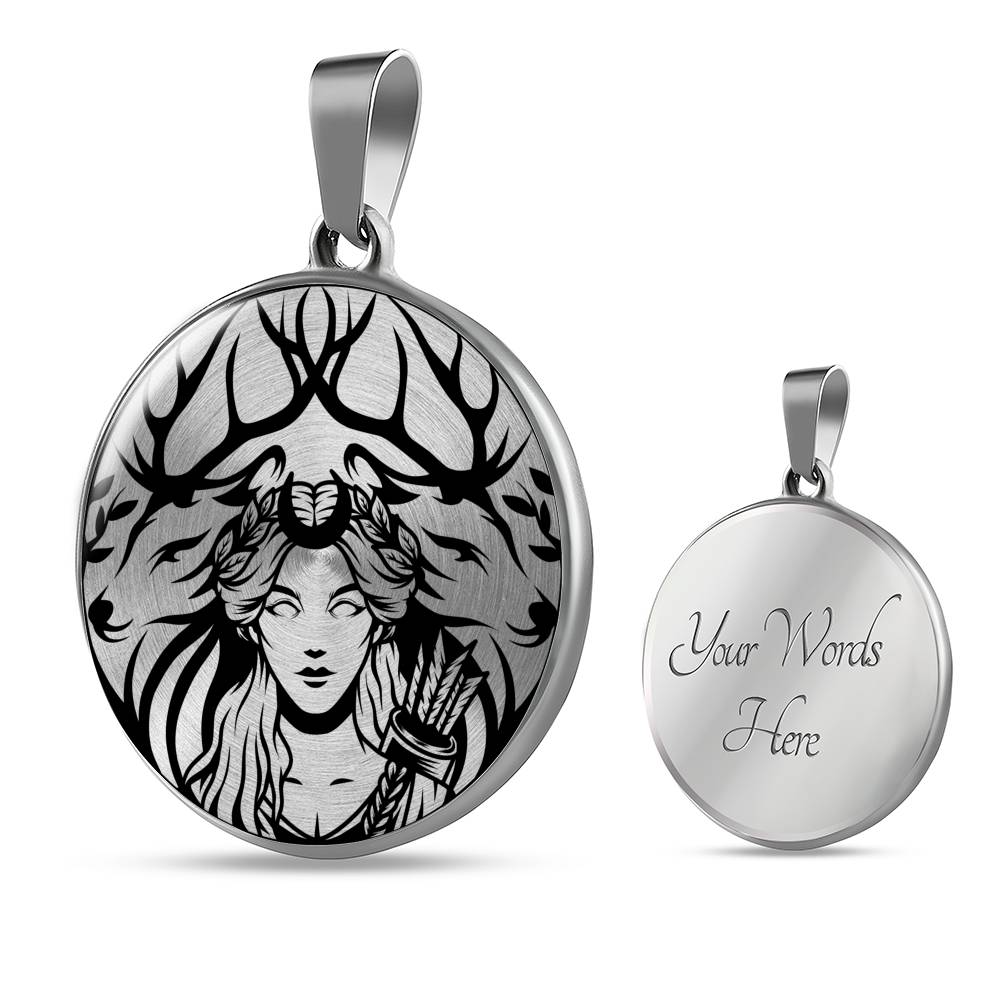 Artemis Necklace - Goddess of the hunt and archery
