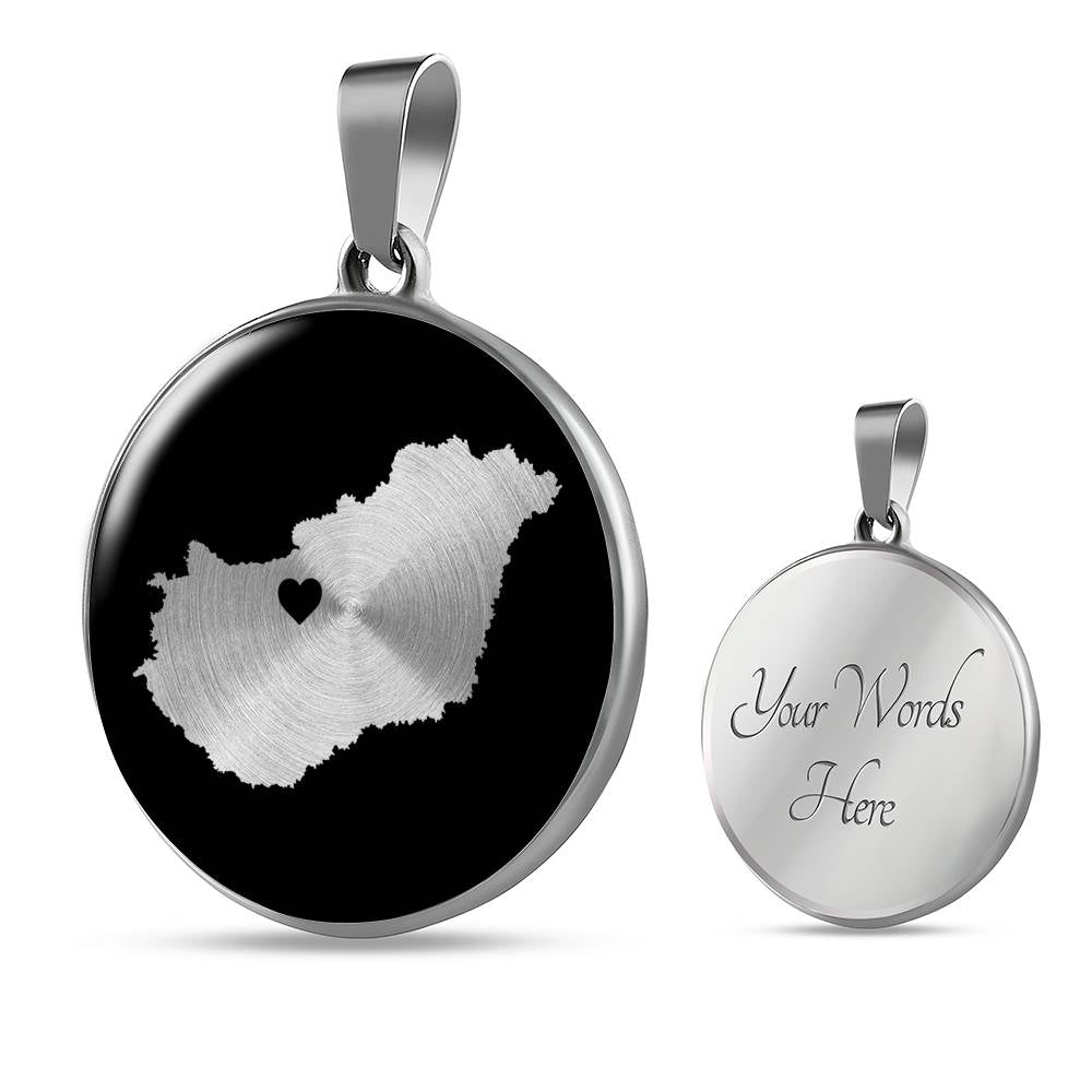 Hungary Necklace - Hungary Gift
