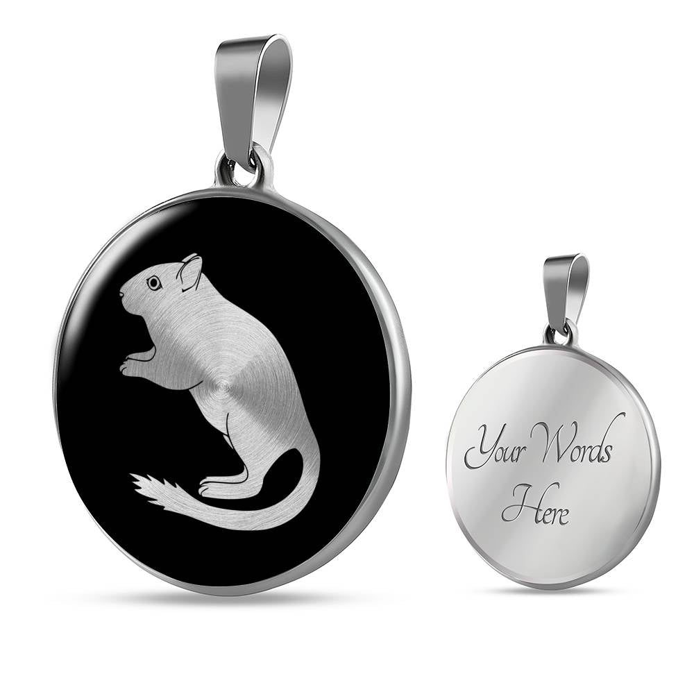 Gerbil Necklace - Gerbil Gift