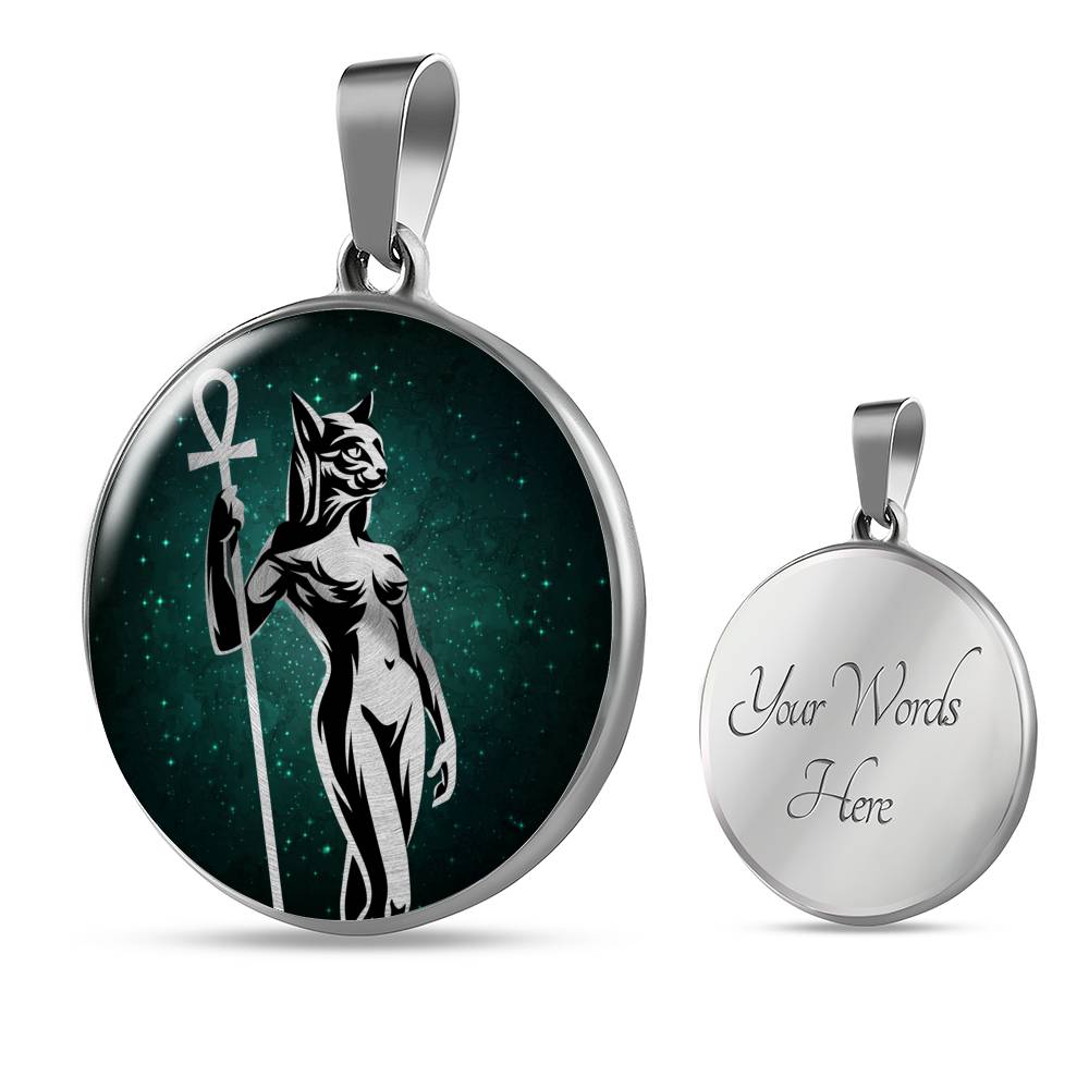 Bastet Necklace- Egyptian Cat Goddess