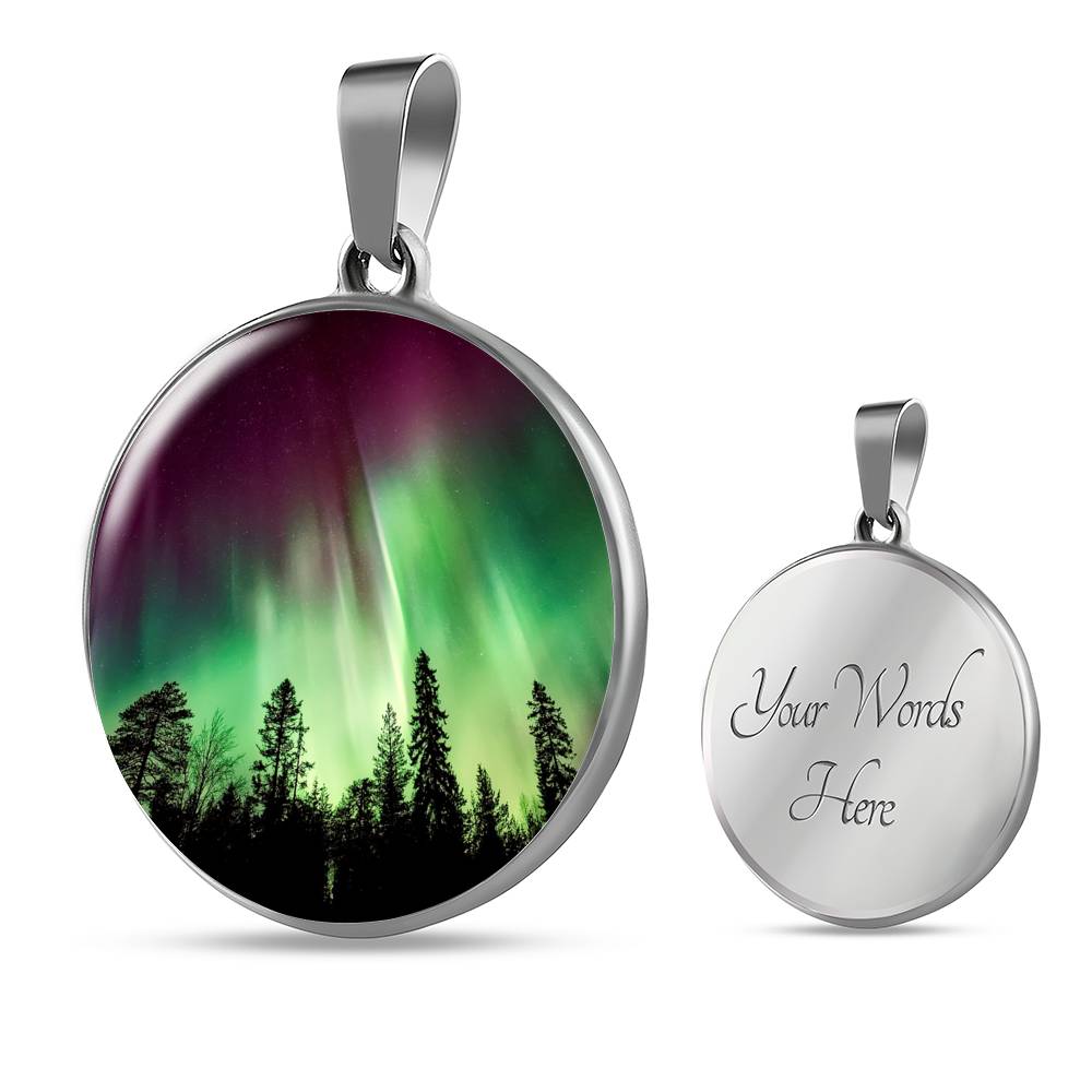 Aurora borealis necklace - Northern lights Necklace