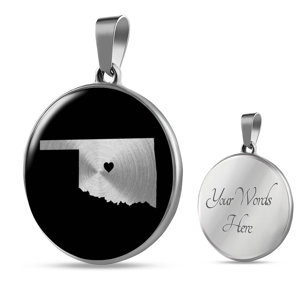 Oklahoma Necklace - Oklahoma Gift