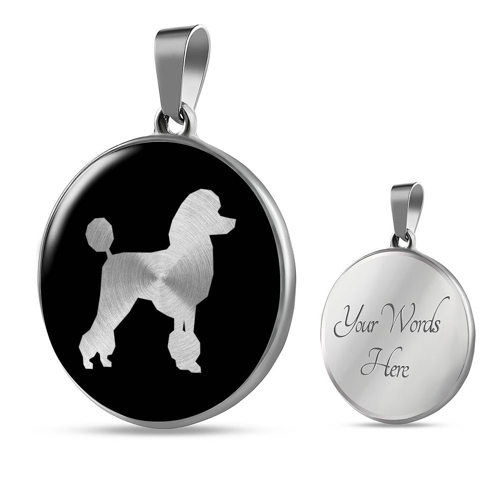 Poodle Necklace - Poodle Gift
