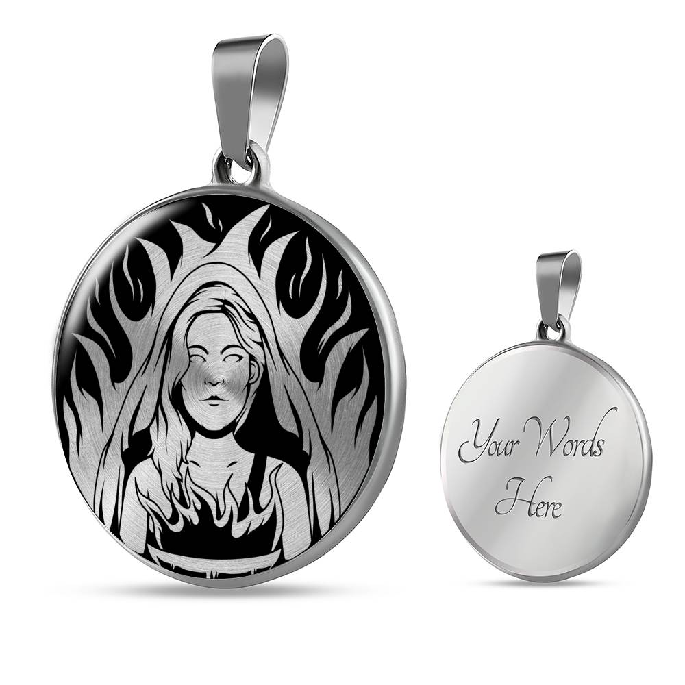 Hestia Necklace - Goddess of the hearth family and domestic life