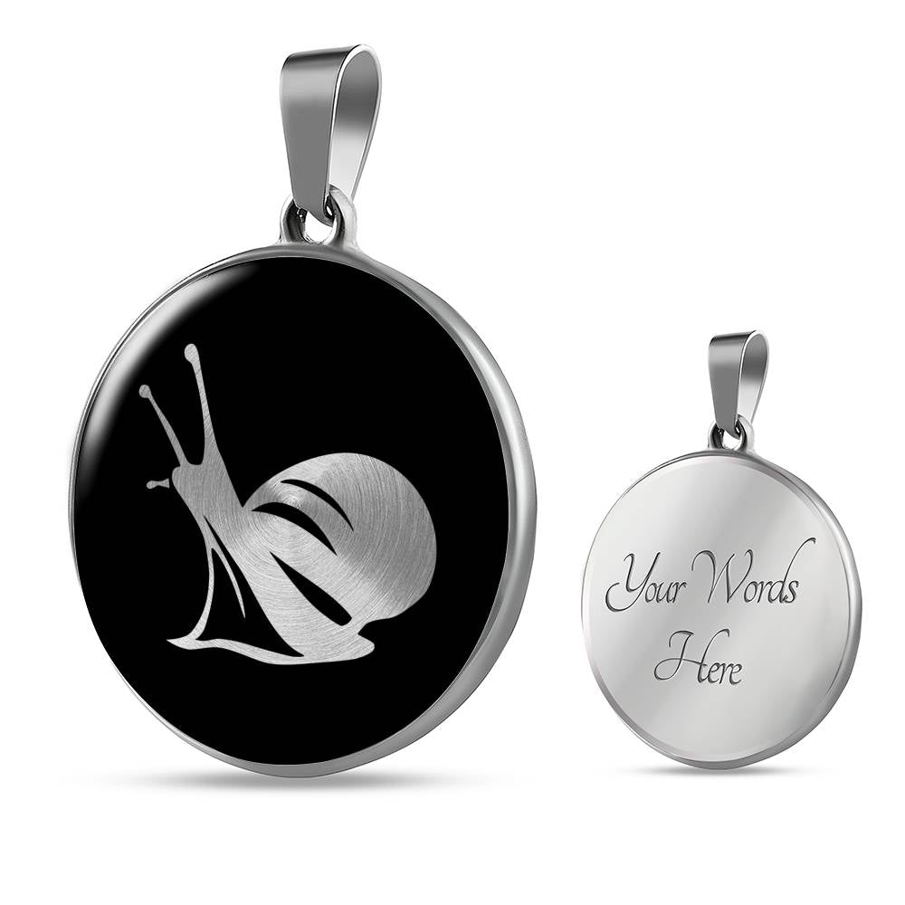Snail Necklace - Snail Gift