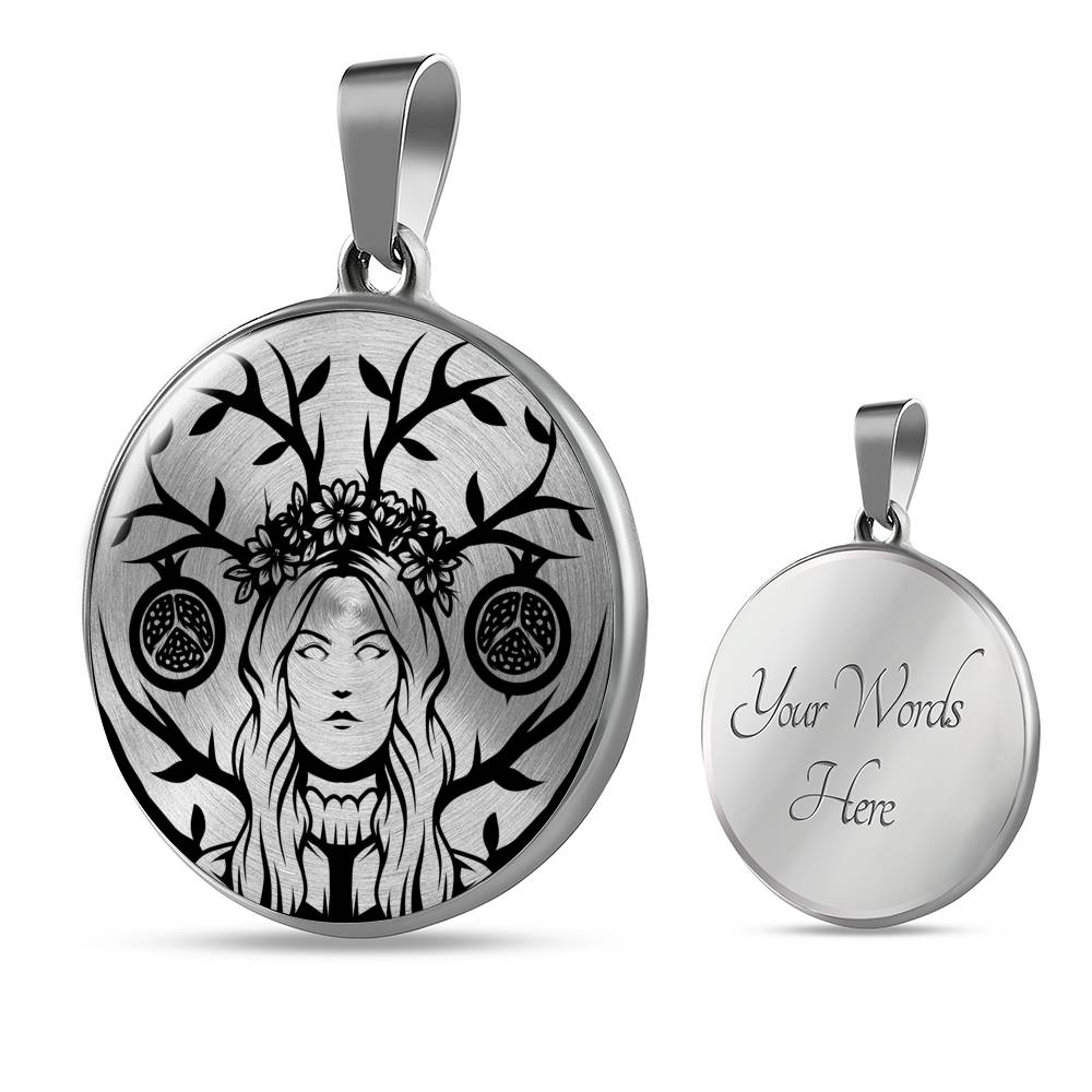 Persephone Pendant - Goddess Queen of the underworld