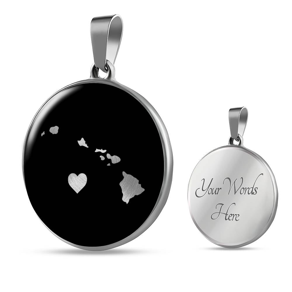 Hawaiian Islands Necklace - Hawaii Gift