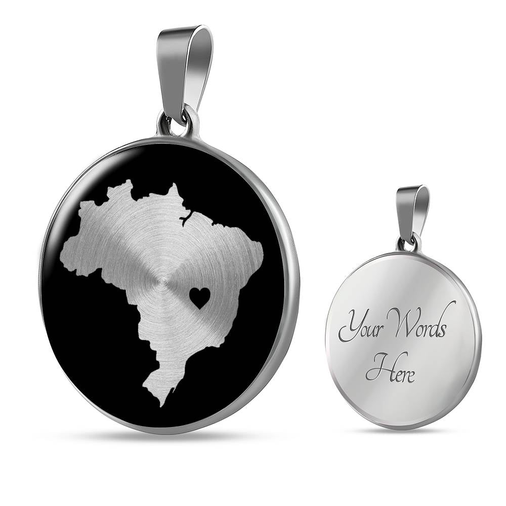 Brazil Necklace - Brazil Gift