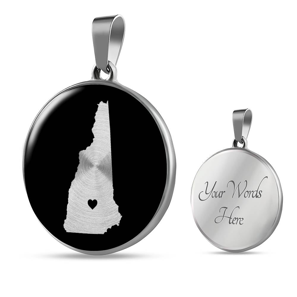 New Hampshire Necklace - New Hampshire Gift