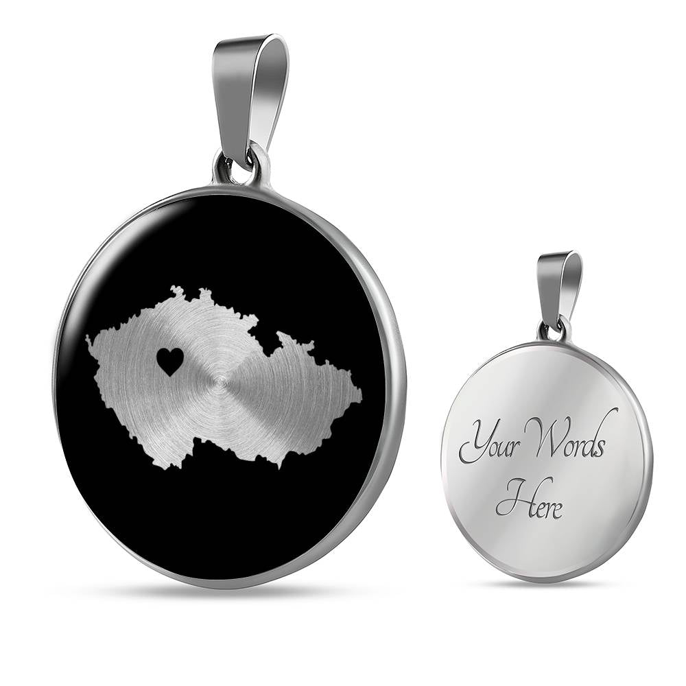Czech Republic Necklace - Czech Republic Gift