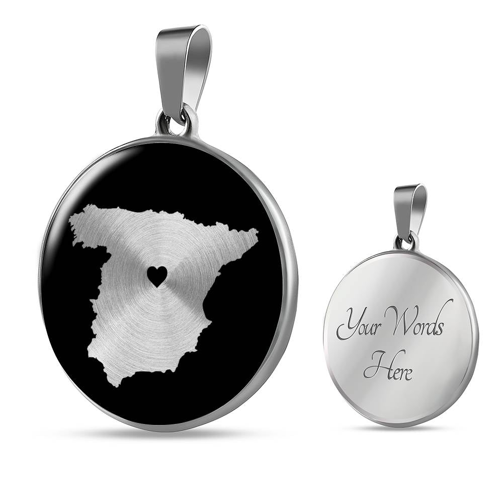 Spain Necklace - Spain Gift