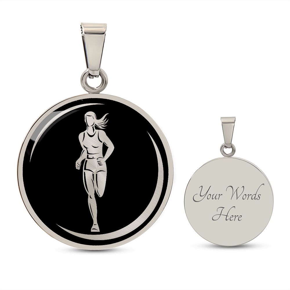 Woman Marathon Necklace