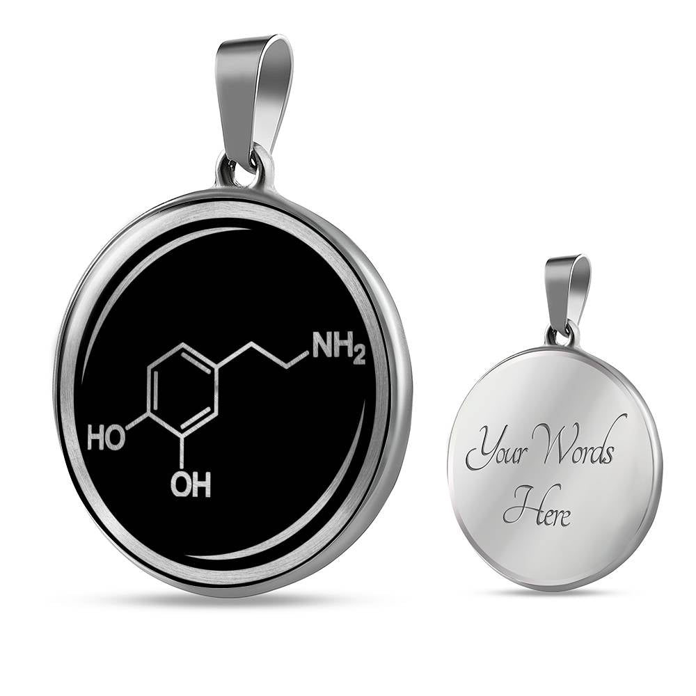 Dopamine Molecule Necklace - Love, Pleasure Hormone