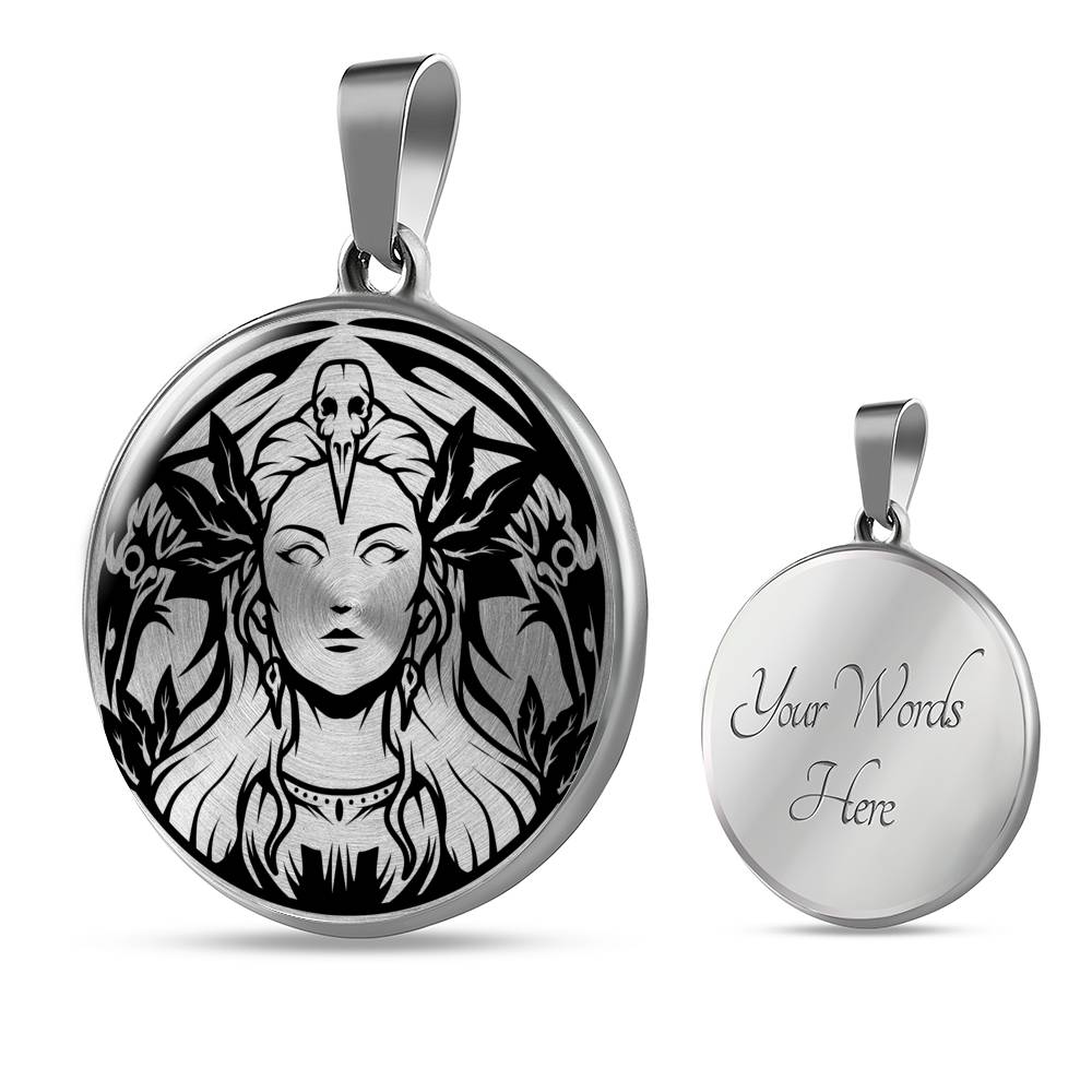 Morrigan Necklace - Goddess of death and war