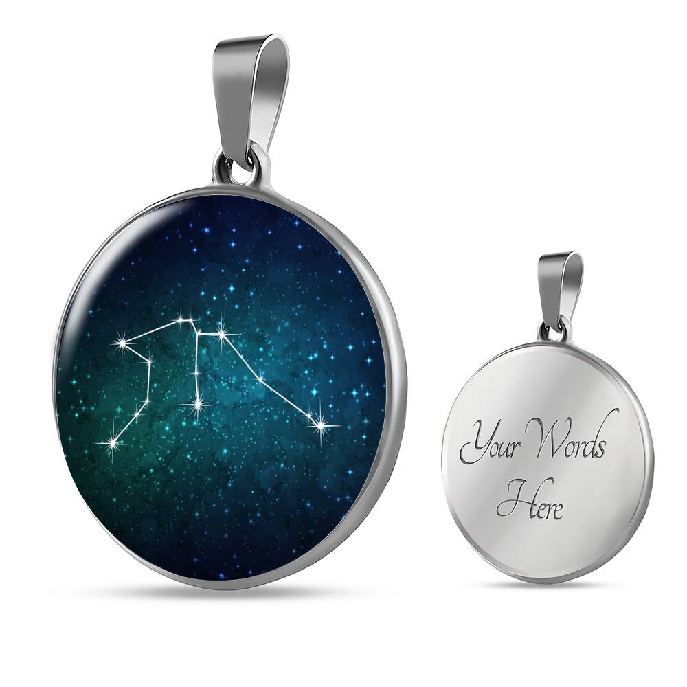 Aquarius Necklace - zodiac necklace, constellation necklace