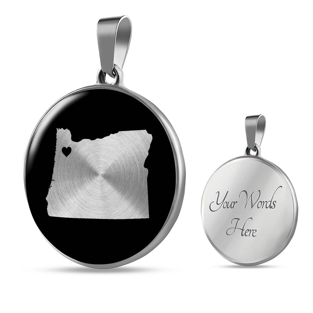 Oregon Necklace - Oregon Gift