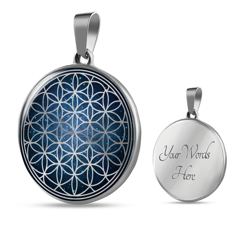 Flower Of Life Pendant - Sacred Geometry Necklace