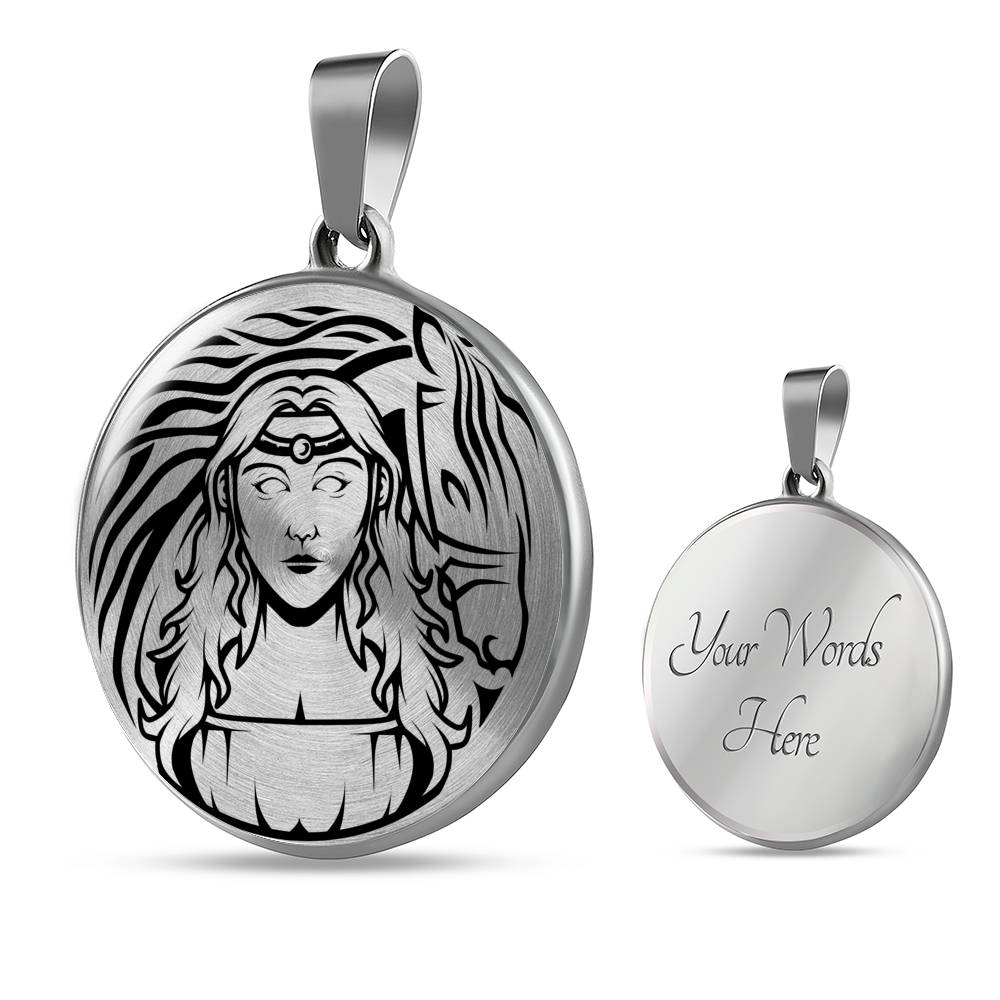 Epona Necklace - Celtic Horse Goddess