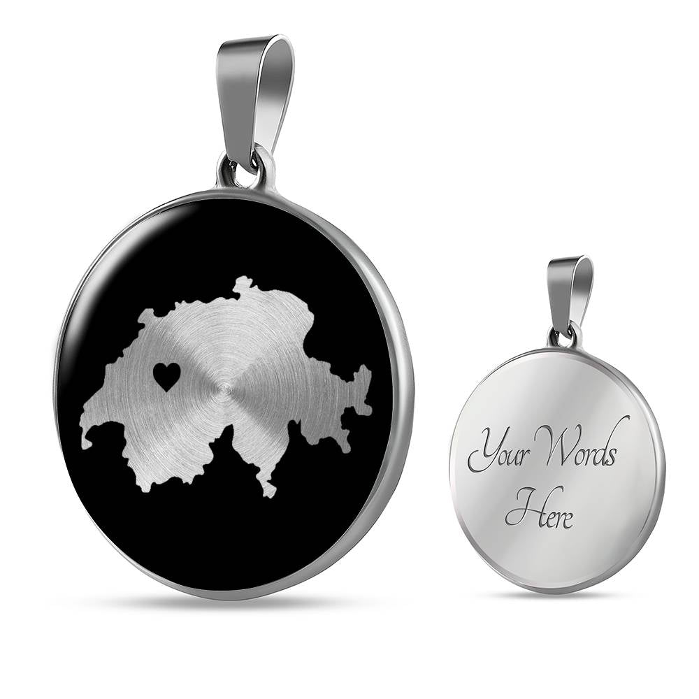 Switzerland Necklace - Switzerland Gift