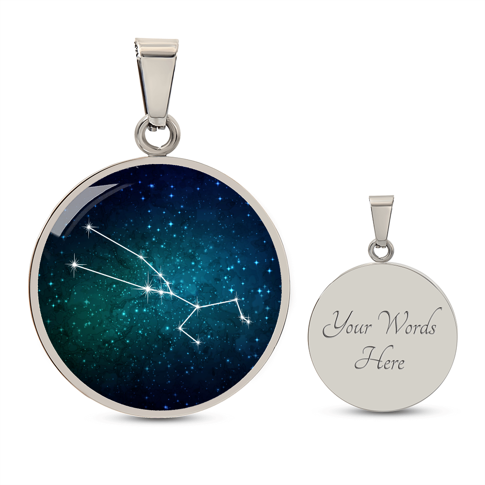 Taurus Necklace - zodiac necklace, constellation necklace